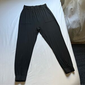 Lunya Black Track Pants